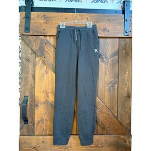 Hurley boys large 14-16 black jogger sweat pants
